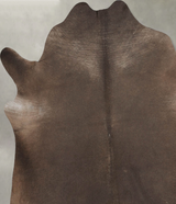 Chocolate XX-Large Brazilian Cowhide Rug 7'9"H x 6'9"W #B29332 by Hudson Hides