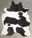 Black and White XX-Large Brazilian Cowhide Rug 8'1"H x 6'7"W #B29336 by Hudson Hides