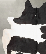 Black and White XX-Large Brazilian Cowhide Rug 8'1"H x 6'7"W #B29336 by Hudson Hides