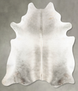 Medium Grey XX-Large Brazilian Cowhide Rug 8'3"H x 7'4"W #B29344 by Hudson Hides