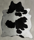 Black and White XX-Large Brazilian Cowhide Rug 8'4"H x 6'9"W #B29346 by Hudson Hides