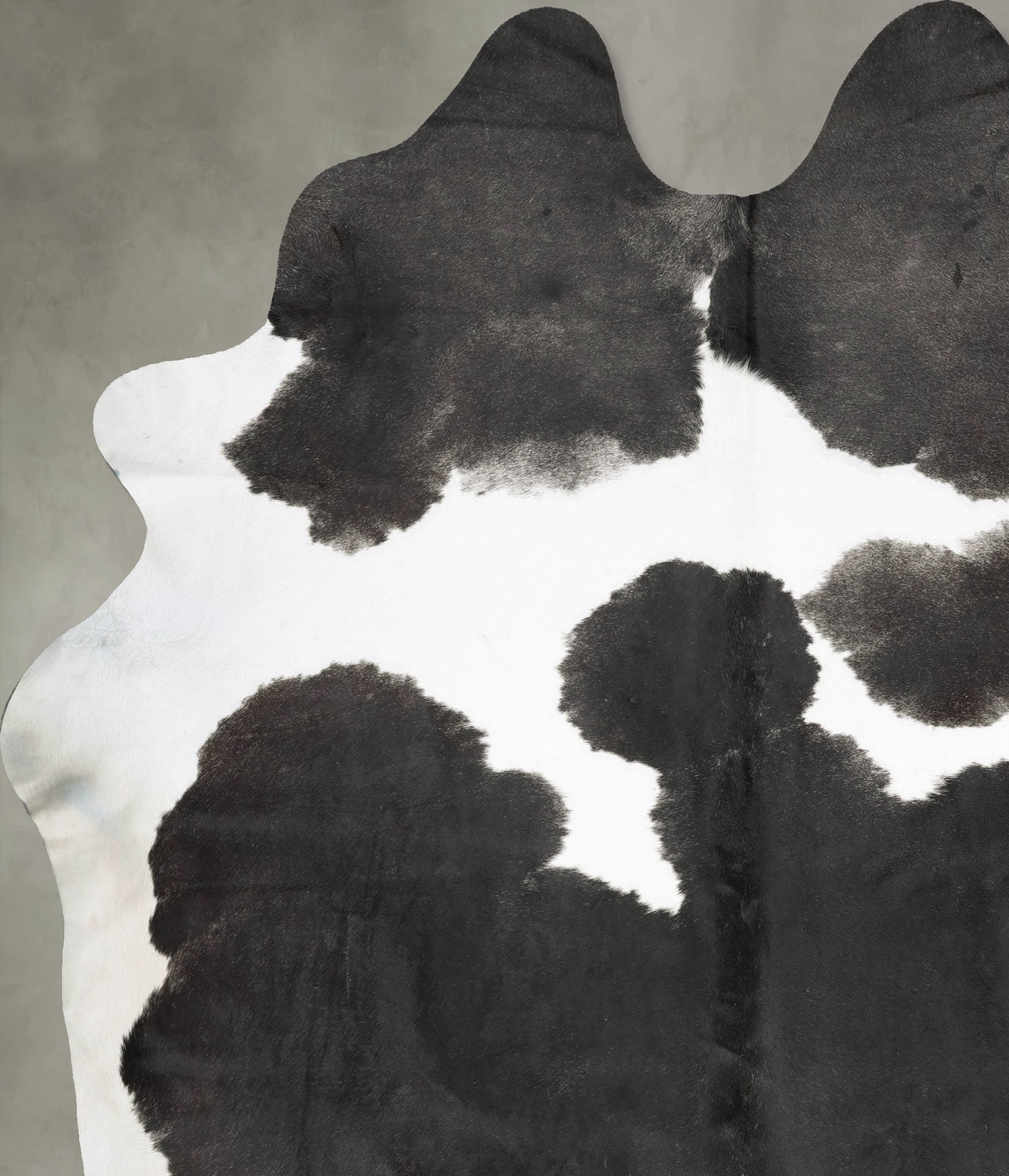 Black and White XX-Large Brazilian Cowhide Rug 8'8"H x 7'1"W #B29347 by Hudson Hides