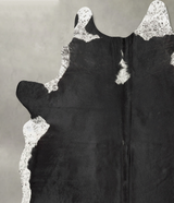 Black and White XX-Large Brazilian Cowhide Rug 8'3"H x 6'8"W #B29348 by Hudson Hides