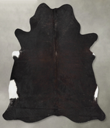 Chocolate XX-Large Brazilian Cowhide Rug 7'11"H x 6'8"W #B29358 by Hudson Hides