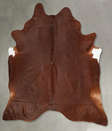 Solid Brown XX-Large Brazilian Cowhide Rug 9'2"H x 7'5"W #B29363 by Hudson Hides