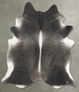 Dark Grey XX-Large Brazilian Cowhide Rug 7'11"H x 6'8"W #B29365 by Hudson Hides