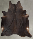 Chocolate XX-Large Brazilian Cowhide Rug 8'8"H x 7'1"W #B29368 by Hudson Hides