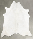 Light Grey XX-Large Brazilian Cowhide Rug 7'8"H x 7'1"W #B29369 by Hudson Hides