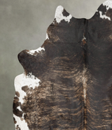Dark Brindle XX-Large Brazilian Cowhide Rug 8'5"H x 7'7"W #B29370 by Hudson Hides