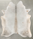 Grey with Beige XX-Large Brazilian Cowhide Rug 8'2"H x 6'6"W #B29372 by Hudson Hides