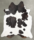 Black and White XX-Large Brazilian Cowhide Rug 8'5"H x 7'3"W #B29374 by Hudson Hides