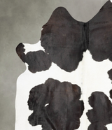 Black and White XX-Large Brazilian Cowhide Rug 8'5"H x 7'3"W #B29374 by Hudson Hides
