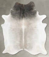 Grey with Beige XX-Large Brazilian Cowhide Rug 8'5"H x 6'10"W #B29377 by Hudson Hides
