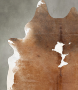 Brown and White XX-Large Brazilian Cowhide Rug 8'7"H x 6'4"W #B29379 by Hudson Hides