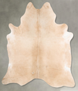 Beige XX-Large Brazilian Cowhide Rug 8'6"H x 7'7"W #B29380 by Hudson Hides