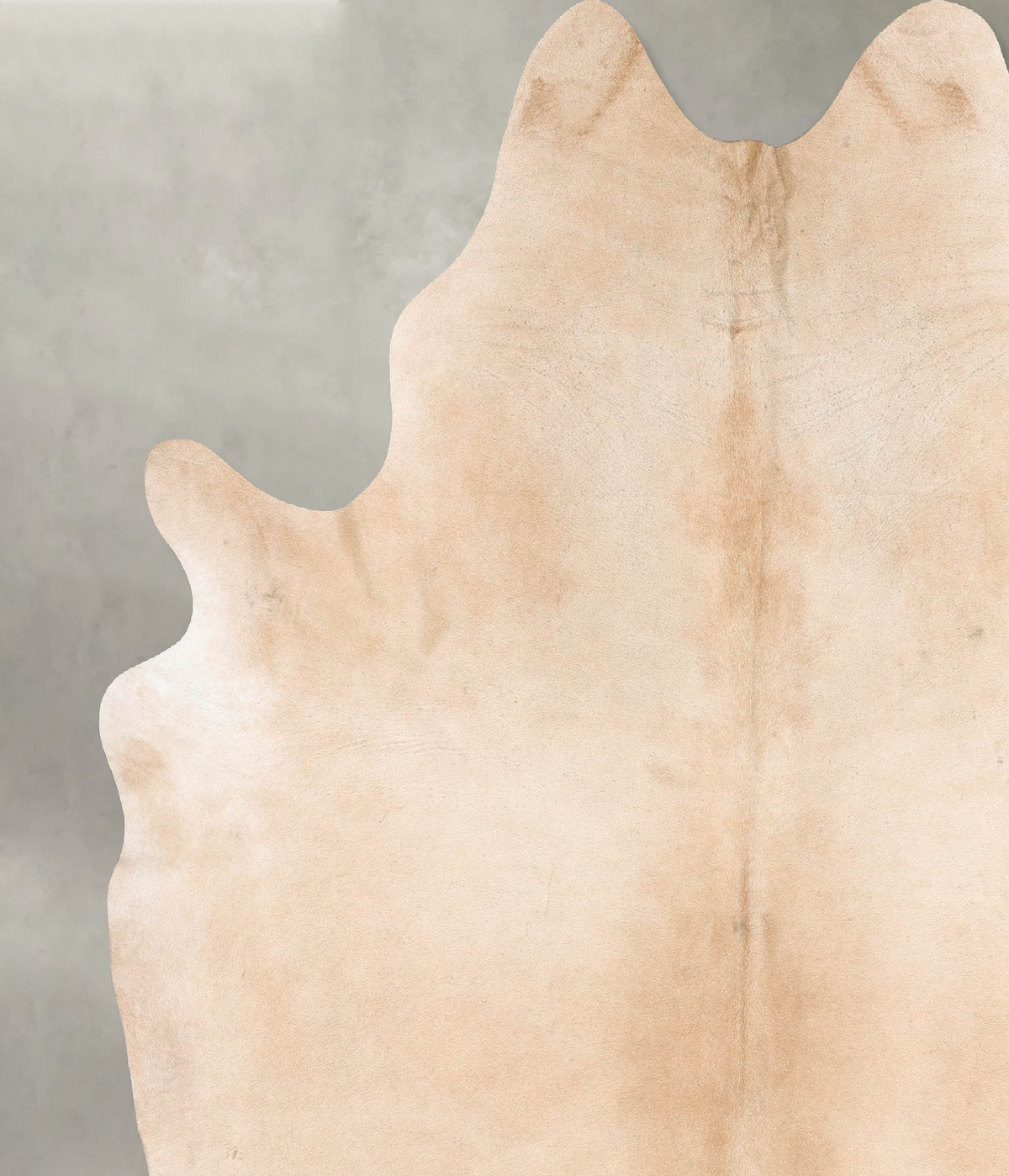 Beige XX-Large Brazilian Cowhide Rug 8'6"H x 7'7"W #B29380 by Hudson Hides