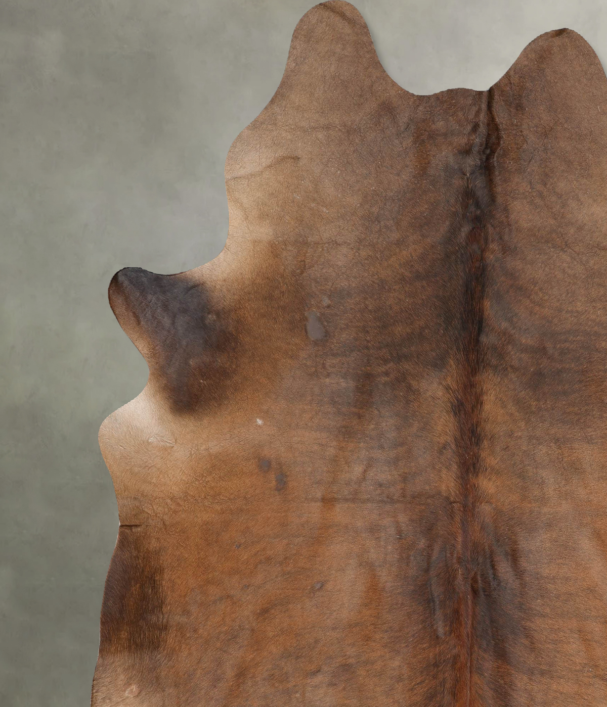 Medium Brindle XX-Large Brazilian Cowhide Rug 7'10"H x 6'8"W #B29381 by Hudson Hides