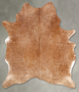 Solid Brown X-Large Brazilian Cowhide Rug 7'11"H x 6'3"W #B29386 by Hudson Hides