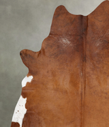 Medium Brindle XX-Large Brazilian Cowhide Rug 8'6"H x 7'3"W #B29387 by Hudson Hides