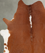Brown and White Regular XX-Large Brazilian Cowhide Rug 9'1"H x 7'4"W #B29391 by Hudson Hides