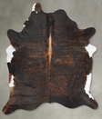Dark Brindle XX-Large Brazilian Cowhide Rug 8'1"H x 6'8"W #B29395 by Hudson Hides
