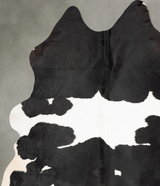 Black and White XX-Large Brazilian Cowhide Rug 9'6"H x 7'4"W #B29412 by Hudson Hides