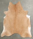 Beige XX-Large Brazilian Cowhide Rug 7'7"H x 6'10"W #B29421 by Hudson Hides