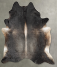 Dark Grey XX-Large Brazilian Cowhide Rug 8'0"H x 7'2"W #B29424 by Hudson Hides