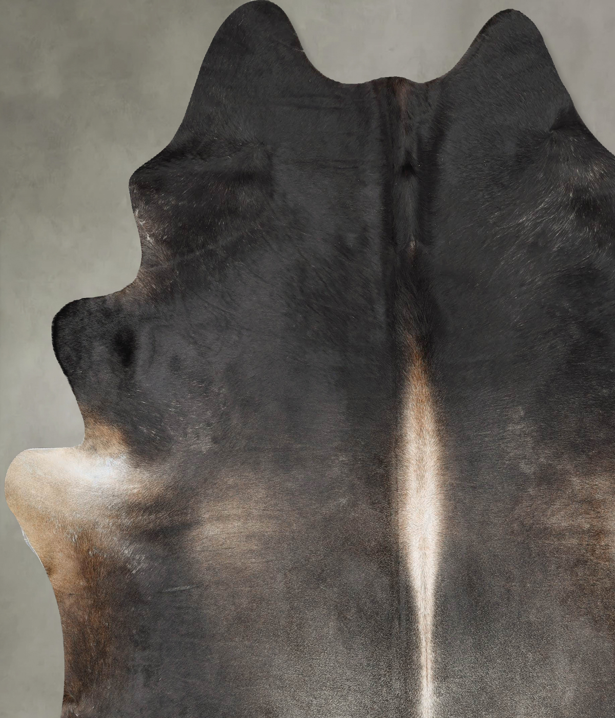 Dark Grey XX-Large Brazilian Cowhide Rug 8'0"H x 7'2"W #B29424 by Hudson Hides
