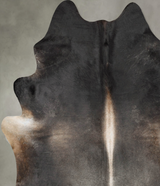 Dark Grey XX-Large Brazilian Cowhide Rug 8'0"H x 7'2"W #B29424 by Hudson Hides