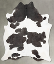 Black and White XX-Large Brazilian Cowhide Rug 8'6"H x 7'1"W #B29425 by Hudson Hides