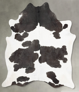 Black and White XX-Large Brazilian Cowhide Rug 8'6"H x 7'1"W #B29425 by Hudson Hides