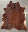 Solid Brown XX-Large Brazilian Cowhide Rug 7'11"H x 6'9"W #B29427 by Hudson Hides