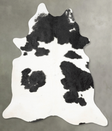 Black and White XX-Large Brazilian Cowhide Rug 8'8"H x 6'9"W #B29429 by Hudson Hides