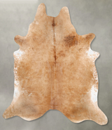 Beige XX-Large Brazilian Cowhide Rug 9'1"H x 7'6"W #B29435 by Hudson Hides