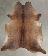 Chocolate XX-Large Brazilian Cowhide Rug 7'11"H x 6'9"W #B29439 by Hudson Hides
