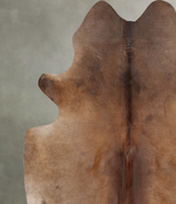 Chocolate XX-Large Brazilian Cowhide Rug 7'11"H x 6'9"W #B29439 by Hudson Hides