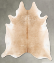 Beige XX-Large Brazilian Cowhide Rug 8'3"H x 7'0"W #B29440 by Hudson Hides