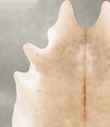 Beige XX-Large Brazilian Cowhide Rug 8'3"H x 7'0"W #B29440 by Hudson Hides