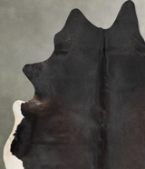 Chocolate and White XX-Large Brazilian Cowhide Rug 8'3"H x 7'4"W #B29445 by Hudson Hides