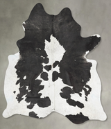 Black and White XX-Large Brazilian Cowhide Rug 8'7"H x 6'7"W #B29446 by Hudson Hides