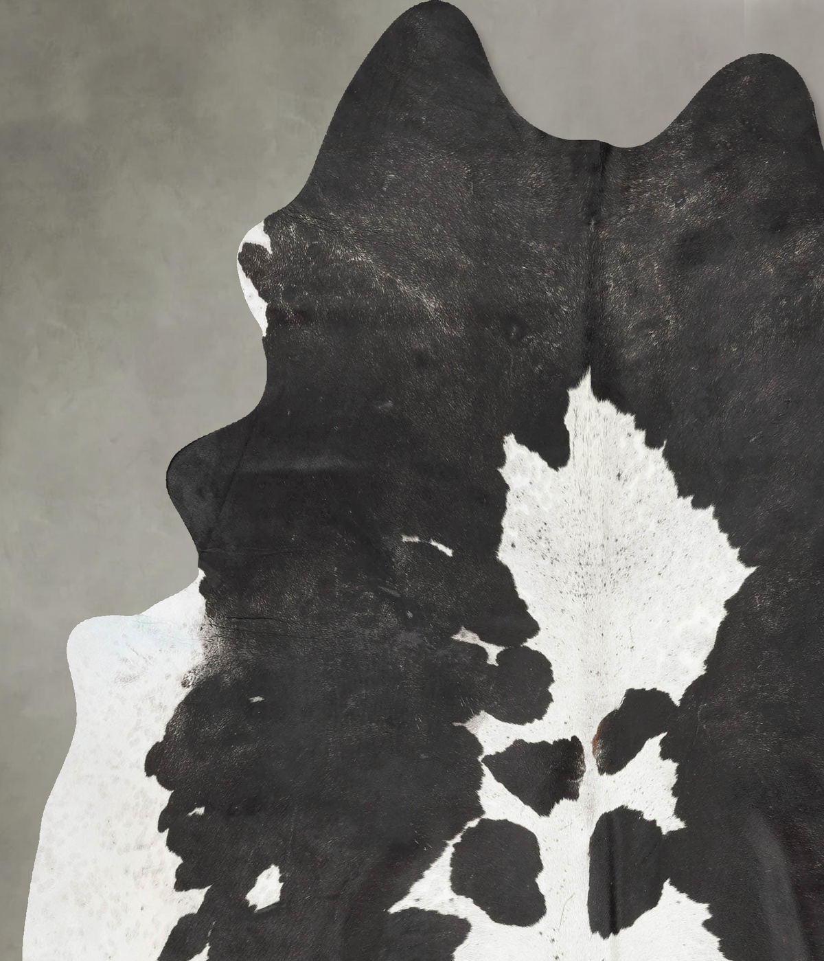 Black and White XX-Large Brazilian Cowhide Rug 8'7"H x 6'7"W #B29446 by Hudson Hides