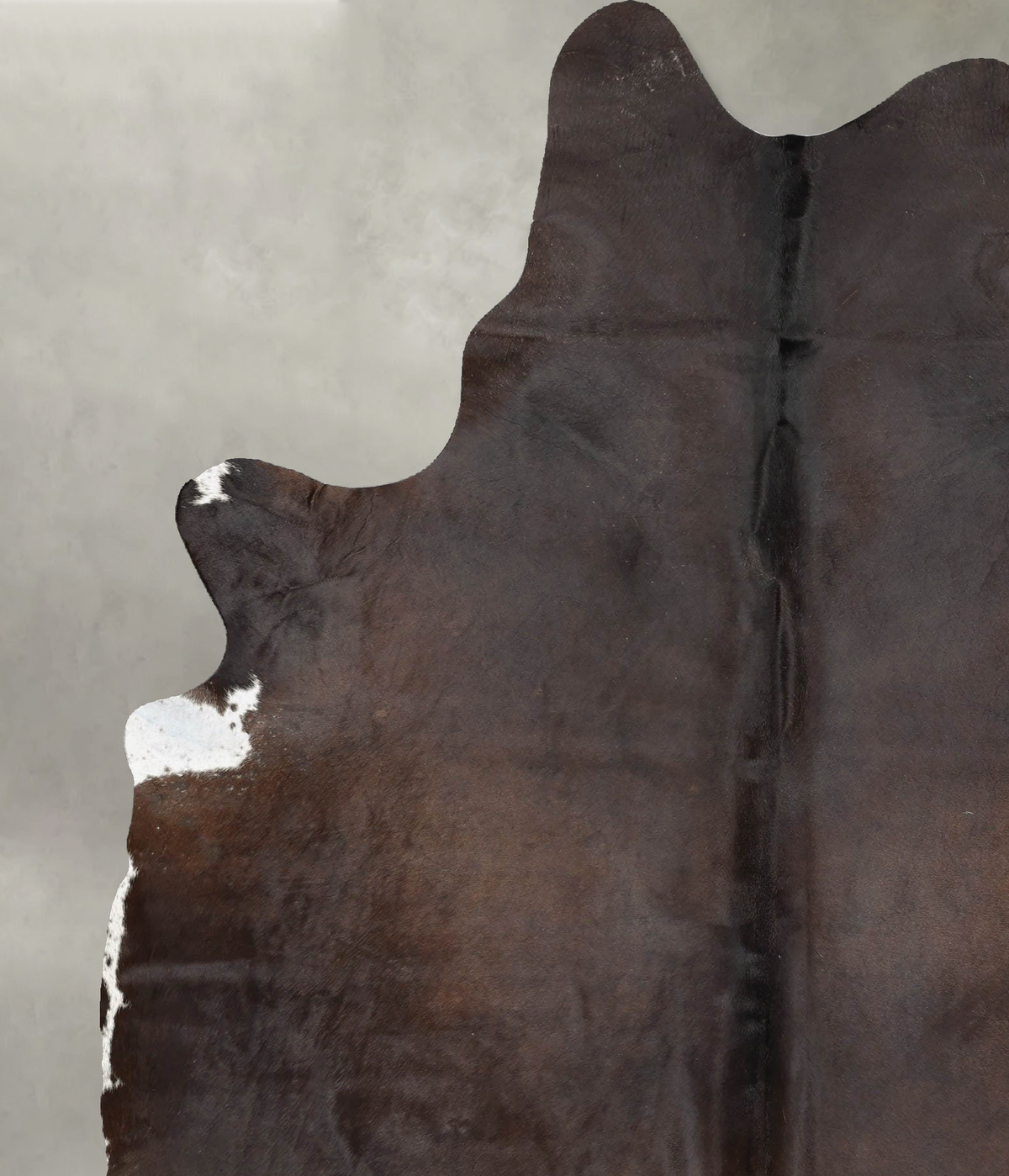 Chocolate and White XX-Large Brazilian Cowhide Rug 8'4"H x 6'2"W #B29447 by Hudson Hides