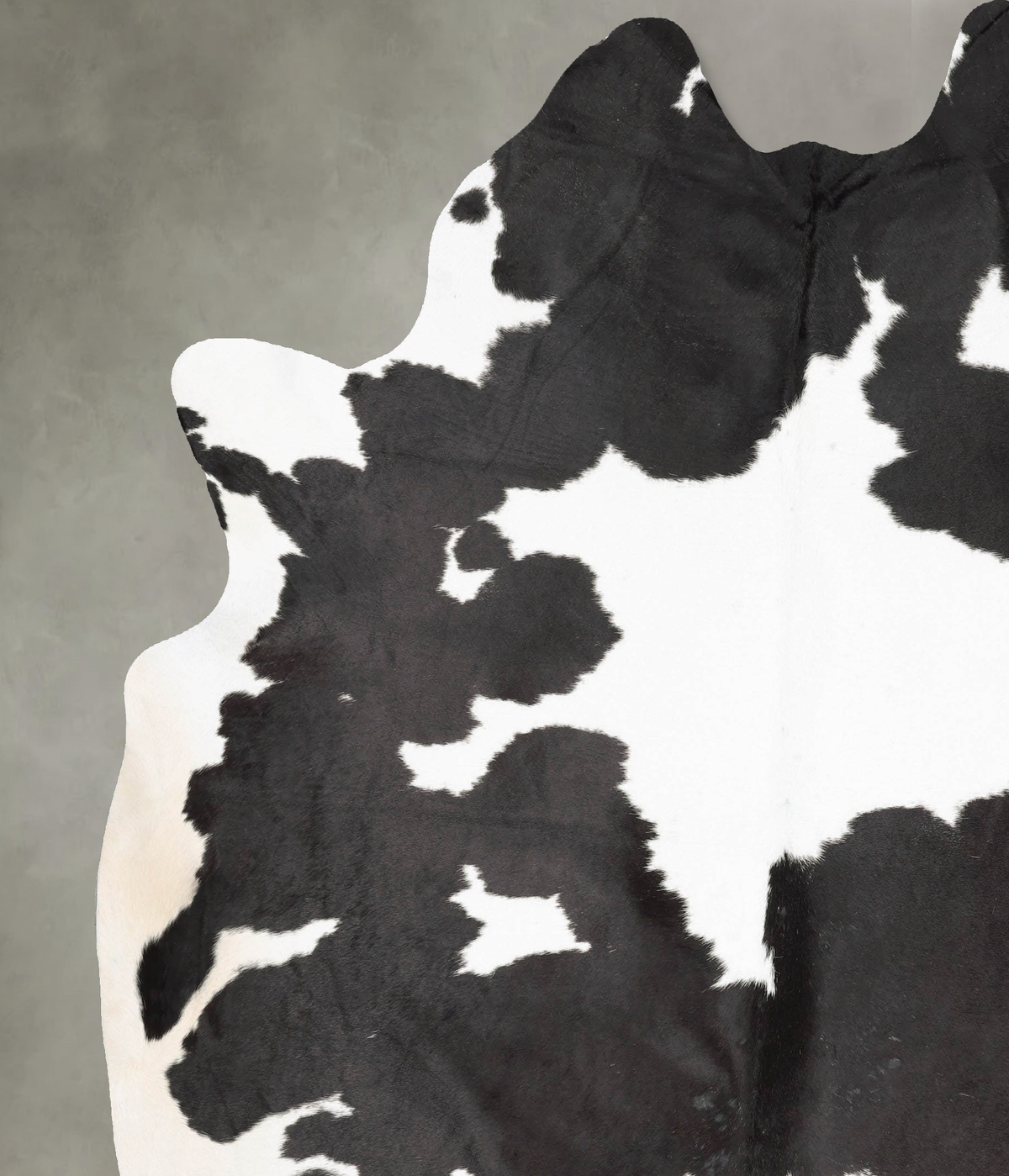 Black and White XX-Large Brazilian Cowhide Rug 8'10"H x 7'2"W #B29451 by Hudson Hides