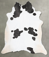 Black and White XX-Large Brazilian Cowhide Rug 9'5"H x 7'11"W #B29453 by Hudson Hides