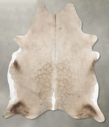 Champagne XX-Large Brazilian Cowhide Rug 8'1"H x 6'9"W #B29455 by Hudson Hides