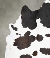 Black and White XX-Large Brazilian Cowhide Rug 8'6"H x 7'4"W #B29456 by Hudson Hides