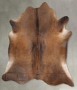 Chocolate XX-Large Brazilian Cowhide Rug 7'11"H x 7'1"W #B29460 by Hudson Hides