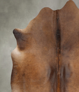 Chocolate XX-Large Brazilian Cowhide Rug 7'11"H x 7'1"W #B29460 by Hudson Hides