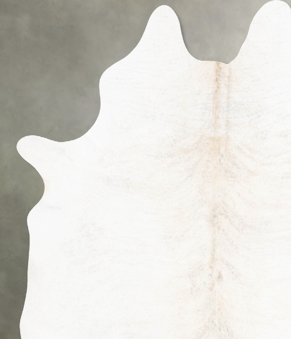 Ivory with Beige X-Large Brazilian Cowhide Rug 7'9"H x 6'0"W #B29461 by Hudson Hides
